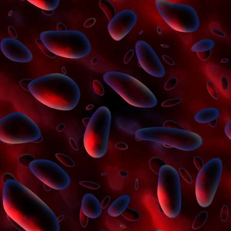 Blood Cells background. Seamless pattern.