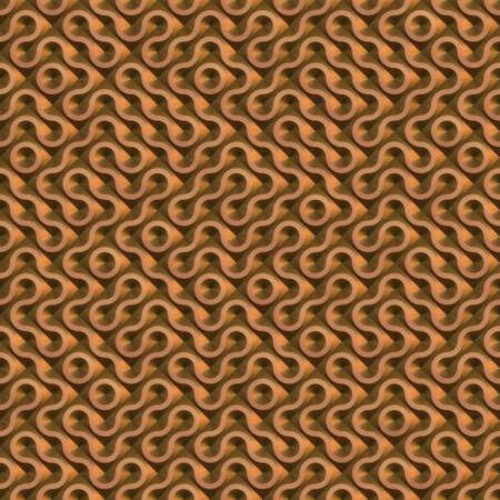 metal truchet texture generated. Seamless pattern.