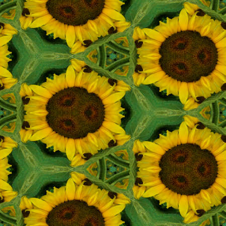 Abstract decorative flower background. Seamless colorful pattern.Ornamental pattern.の写真素材