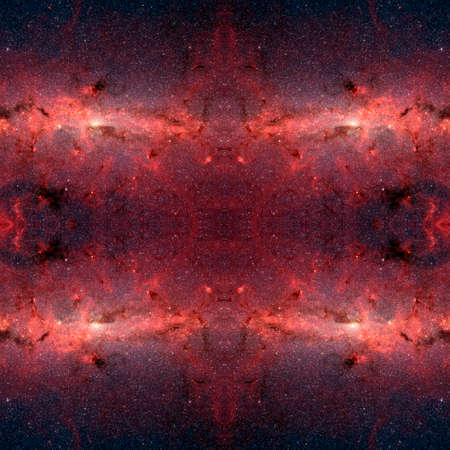 Universe background.Space simmetric ornament.Elements of this Image Furnished by NASA.Seamless...