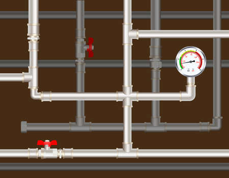 pipeline background. Vector illustration.のイラスト素材