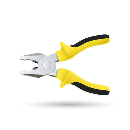 pliers icon isolated on white background. Vector illustration.のイラスト素材