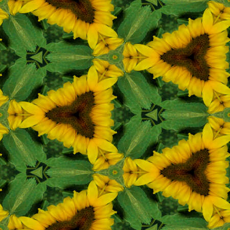 Abstract decorative flower background. Seamless colorful pattern.Ornamental pattern.の写真素材