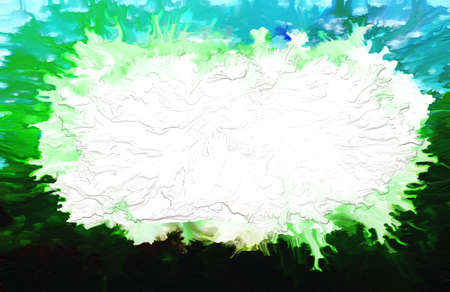 Abstract oil painting background. Colorful digital illustration.の写真素材