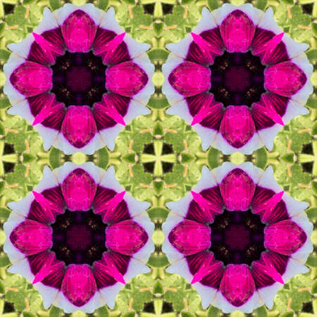 Abstract decorative flower background. Seamless colorful pattern.Ornamental pattern.の写真素材