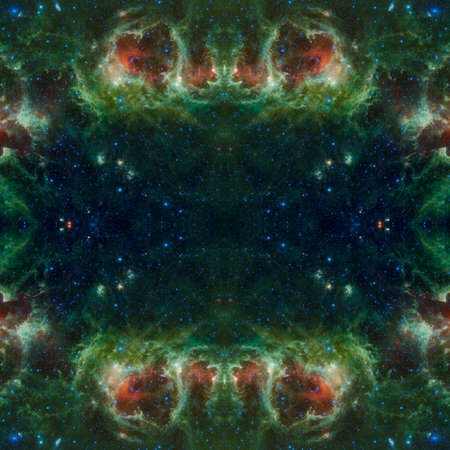 Abstract cosmic background.Seamless colorful pattern.