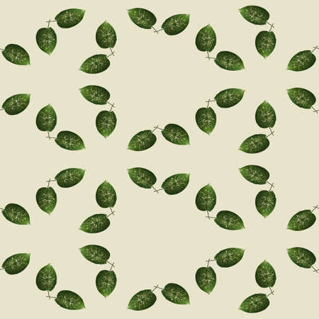 Abstract decorative leaf background.Seamless pattern.