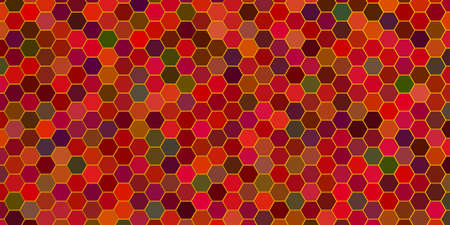 Abstract hexagonal background. Vector colorful illustration. Futuristic technology style.のイラスト素材