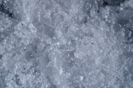 Salt texture background. Macro close up.