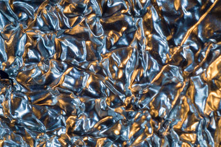 Foil texture background. Macro close up.