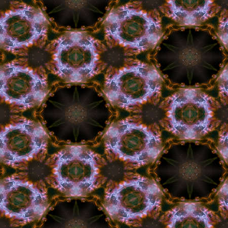 Abstract cosmic background.Seamless colorful pattern. Elements of this Image Furnished by NASA.