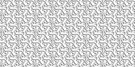 Abstract Geometric 3D white background. Seamless pattern. Rendering illustration.