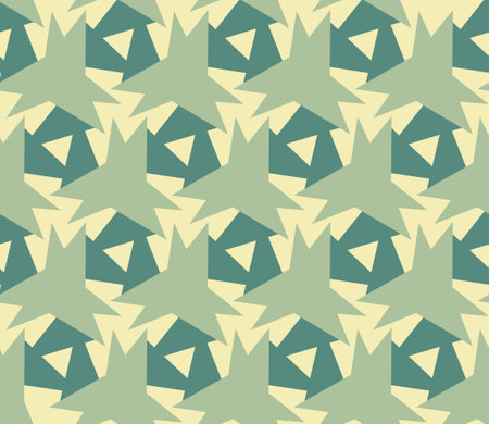 Abstract geometric seamless pattern. Geometric ornament. Vector colorful illustration. Endless texture.のイラスト素材