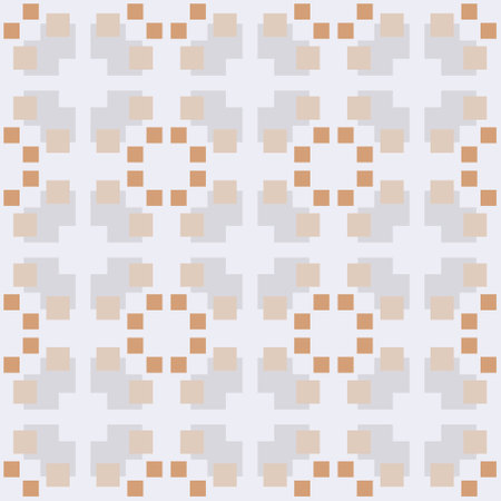 Abstract geometric seamless pattern. Geometric ornament of squares. Vector colorful illustration. endless texture.のイラスト素材