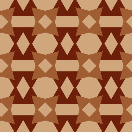 Abstract geometric seamless pattern. Geometric ornament of triangles. Vector colorful illustration. Endless texture.のイラスト素材