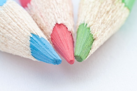 Three tip of a pencil.の写真素材