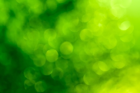 Abstract circular green bokeh background の写真素材