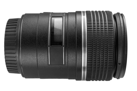 Modern professional macro lens の写真素材