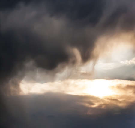 Dramatic clouds, background.
