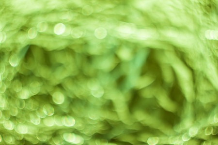 Abstract circular green bokeh background  の写真素材