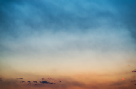Beautiful sunset sky as background.の写真素材