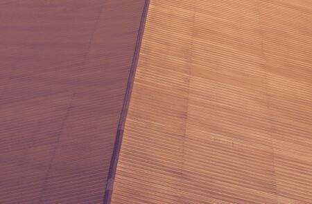 View of metal roof from high view point.の写真素材