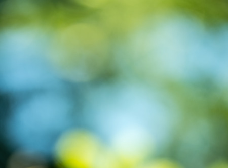 Abstract circular green bokeh natural background.の写真素材