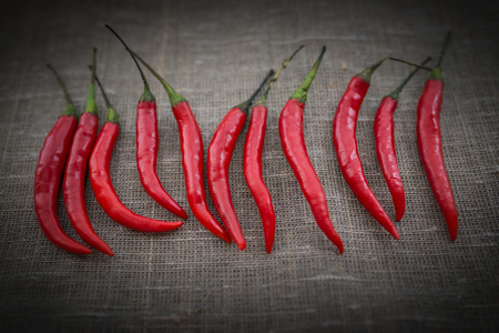 Red chili pepper. Selective focus.の写真素材