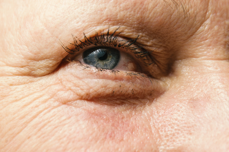 Human eye, macro shoot. Selective focus.の写真素材