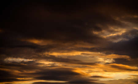Dramatic sky. Sunset. Nature background.の写真素材