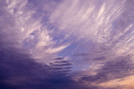 Dramatic sky with clouds. Nature background.の写真素材