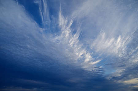 Dramatic sky with clouds. Nature background.の写真素材