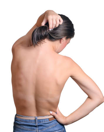Picture of woman from the back.の写真素材