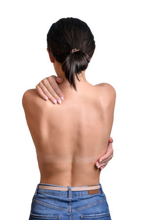 Picture of woman from the back.の写真素材