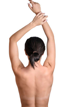 Picture of woman from the back.の写真素材