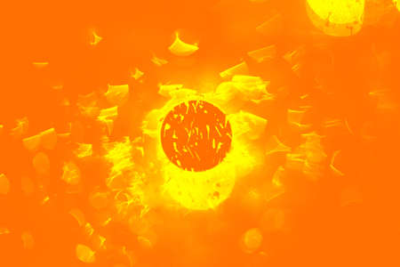 Abstract background - colorful glowing sphere.の写真素材