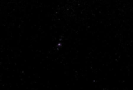 Stars in the night sky. Orion nebula. abstract background.の写真素材
