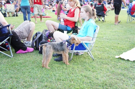 
Houston, Texas - Monday 4th July 2011 : Sugar Land residents get fired up for the City%u2019s 26th annual Red, White and Bluefest ready to set the skies ablaze of Oyster Creek Park on Monday, July 4th from 5 to 10 p.m to celebrate America%u2019s 235th biのeditorial素材