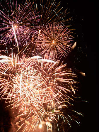 Fireworks Fallas Valencia regional celebrationの写真素材