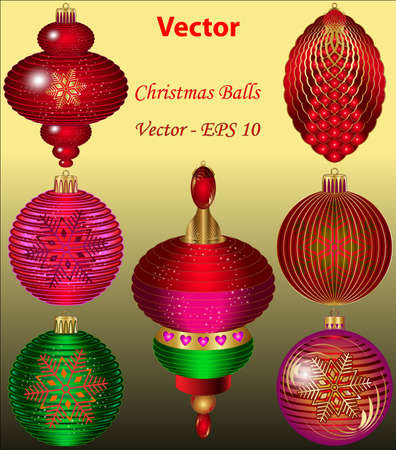 Christmas Ballsのイラスト素材