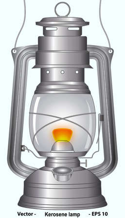 Kerosene Lampのイラスト素材