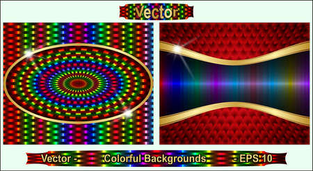 Colorful Backgroundsのイラスト素材