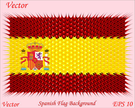Spanish Flag Backgroundのイラスト素材