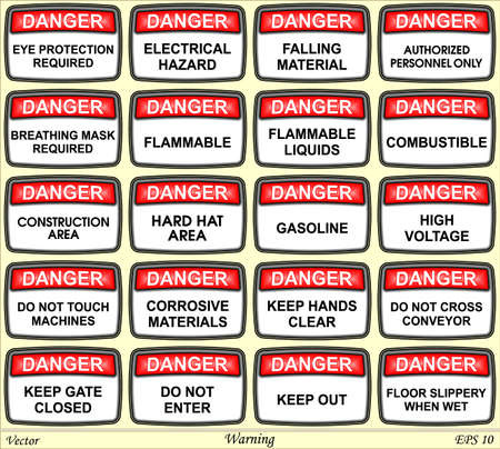 Warningのイラスト素材