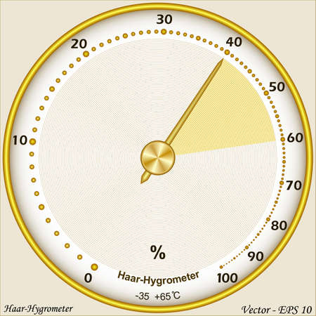 Haar-Hygrometerのイラスト素材
