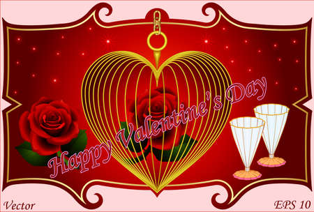 Happy Valentines Day のイラスト素材