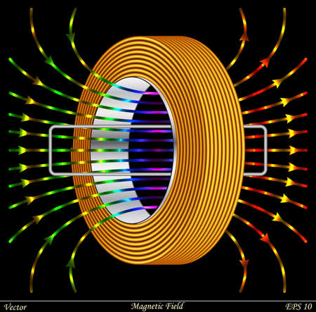 Magnetic Field のイラスト素材