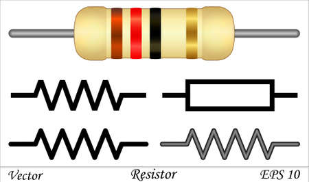 Resistorのイラスト素材