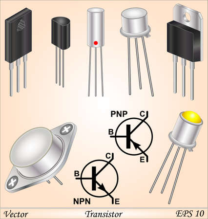 Types of Transistorsのイラスト素材