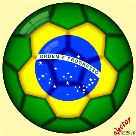 Brazilian Flagのイラスト素材